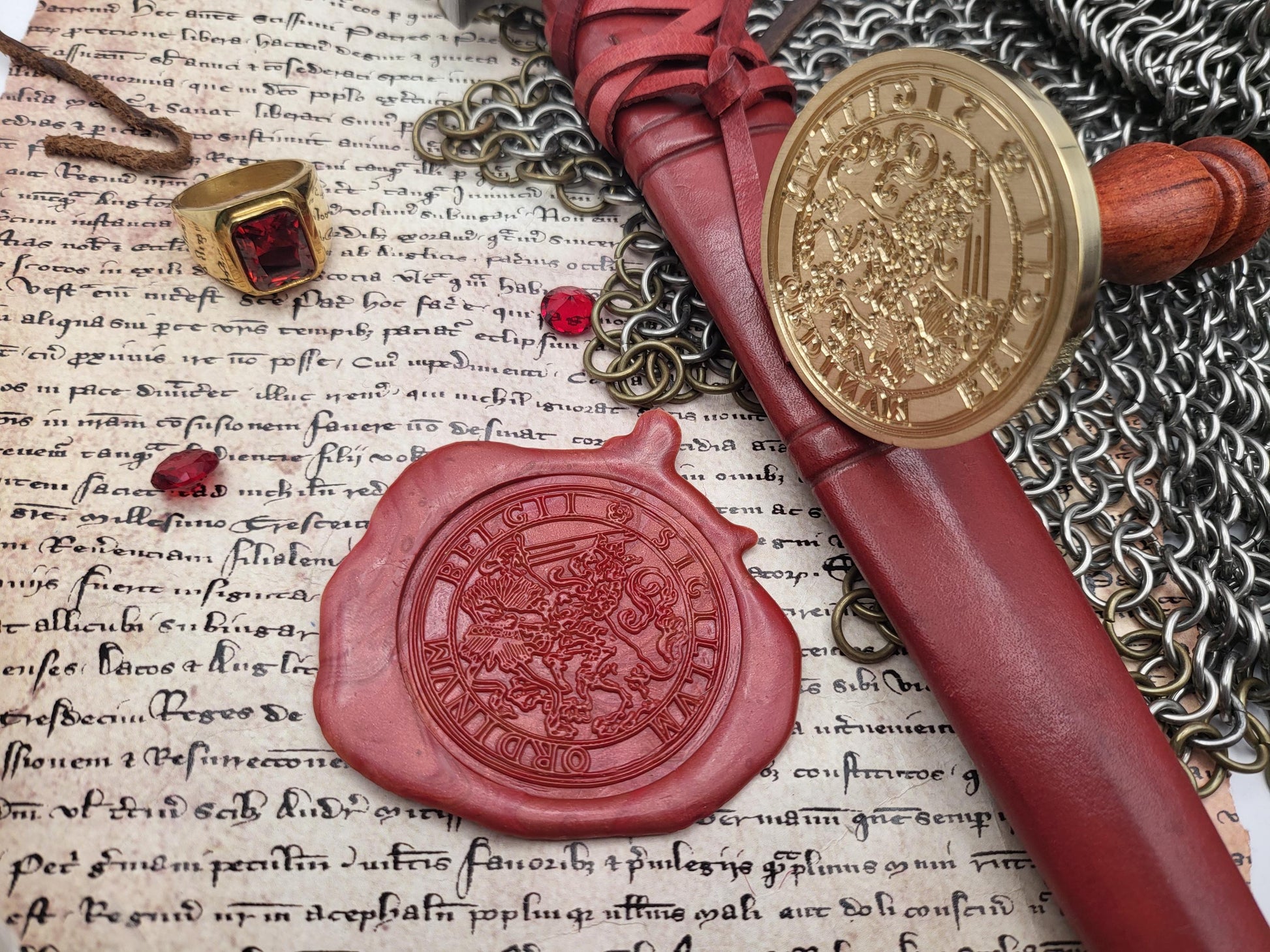 Seal of the Dutch Republic (1579) - Staten-Generaal van de zeven verenigde Nederlanden - Wax Seal Stamp - 16th Century Historical Wax Seal