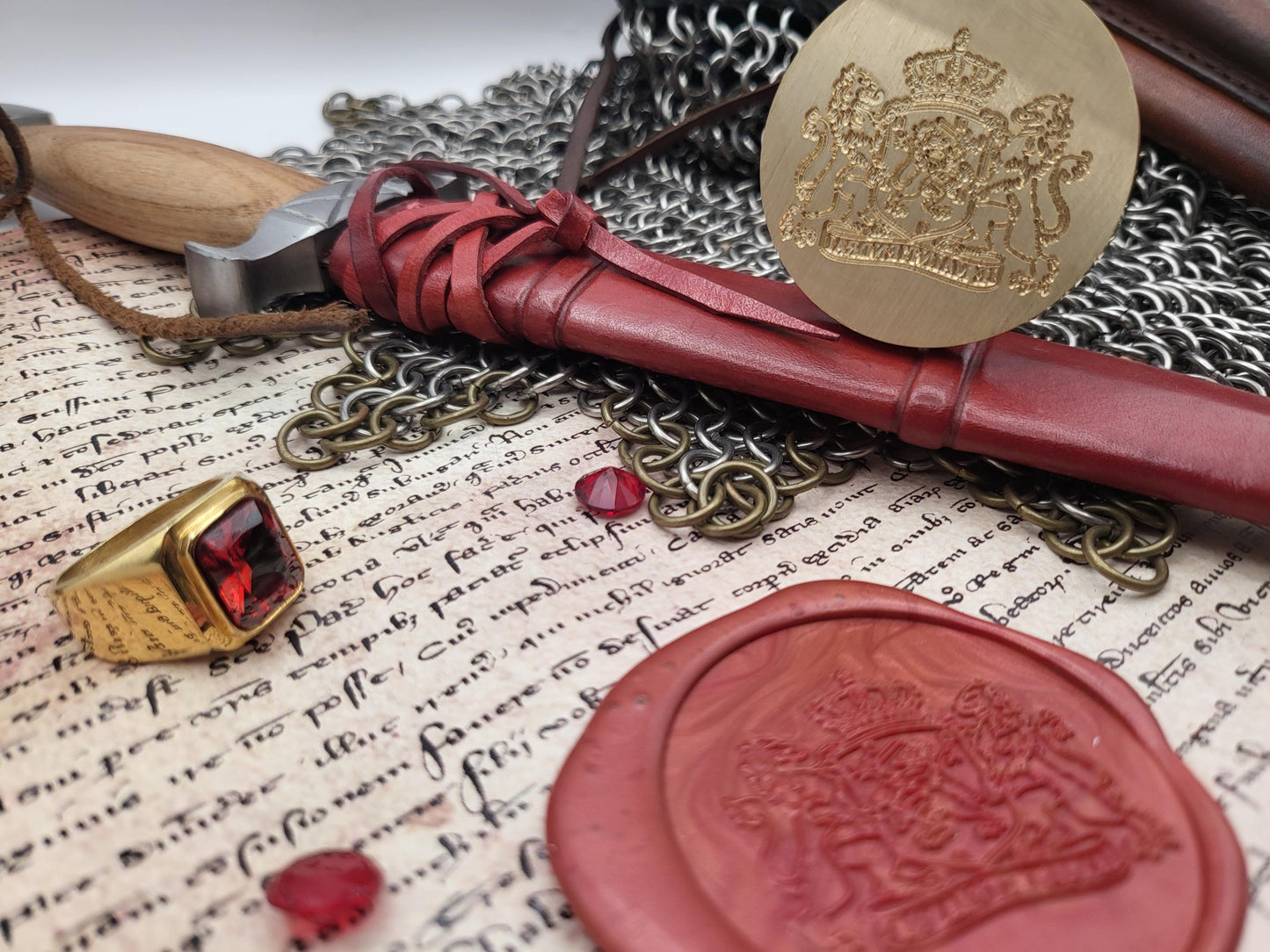 Kingdom of the Netherlands - Coat of Arms - Koninkrijk der Nederlanden - Contemporary Wax Seal Stamp