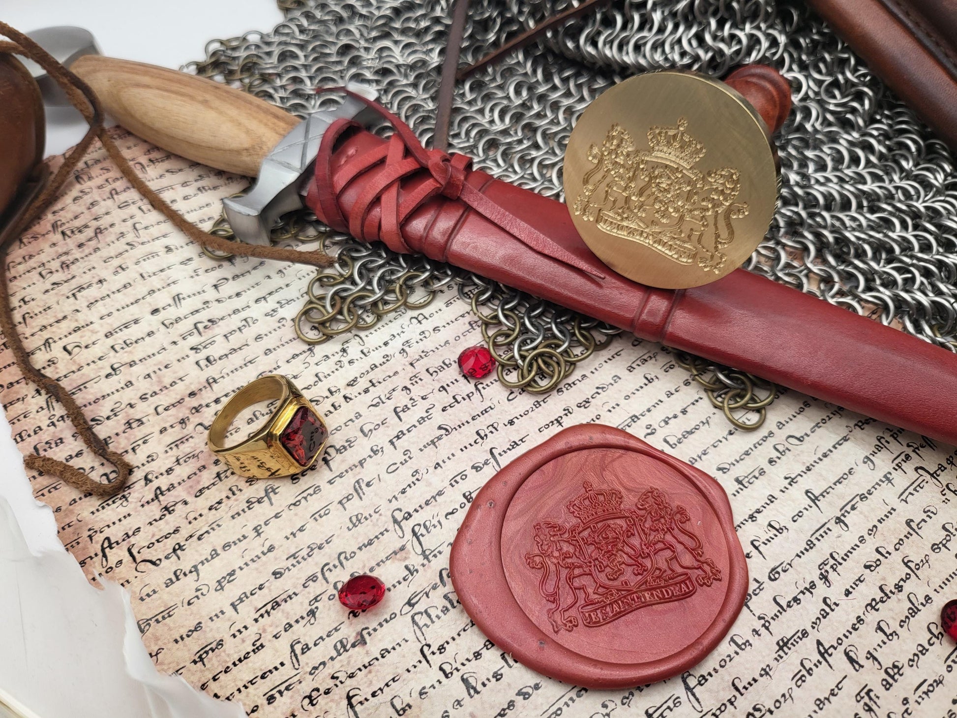 Kingdom of the Netherlands - Coat of Arms - Koninkrijk der Nederlanden - Contemporary Wax Seal Stamp