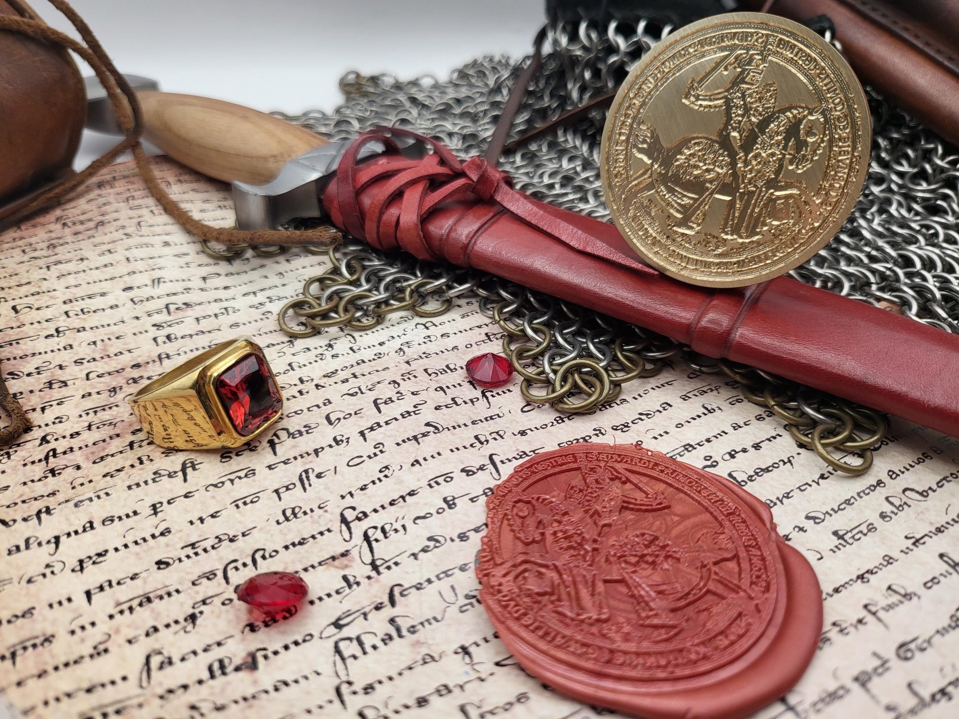 The Black Prince - Edward of Woodstock, Prince of Wales - 14th Century Historical Wax Seal