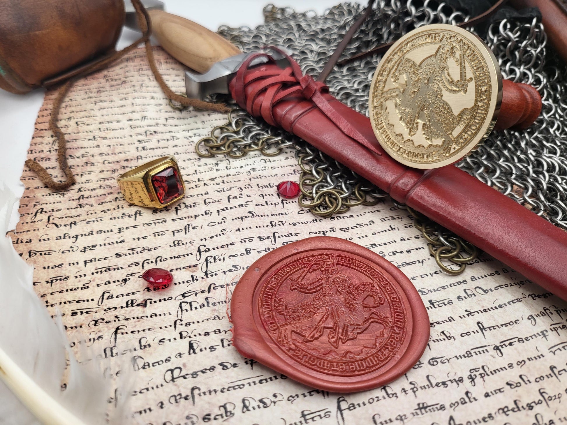 King Edward III of Windsor - 14th Century Historical Wax Seal