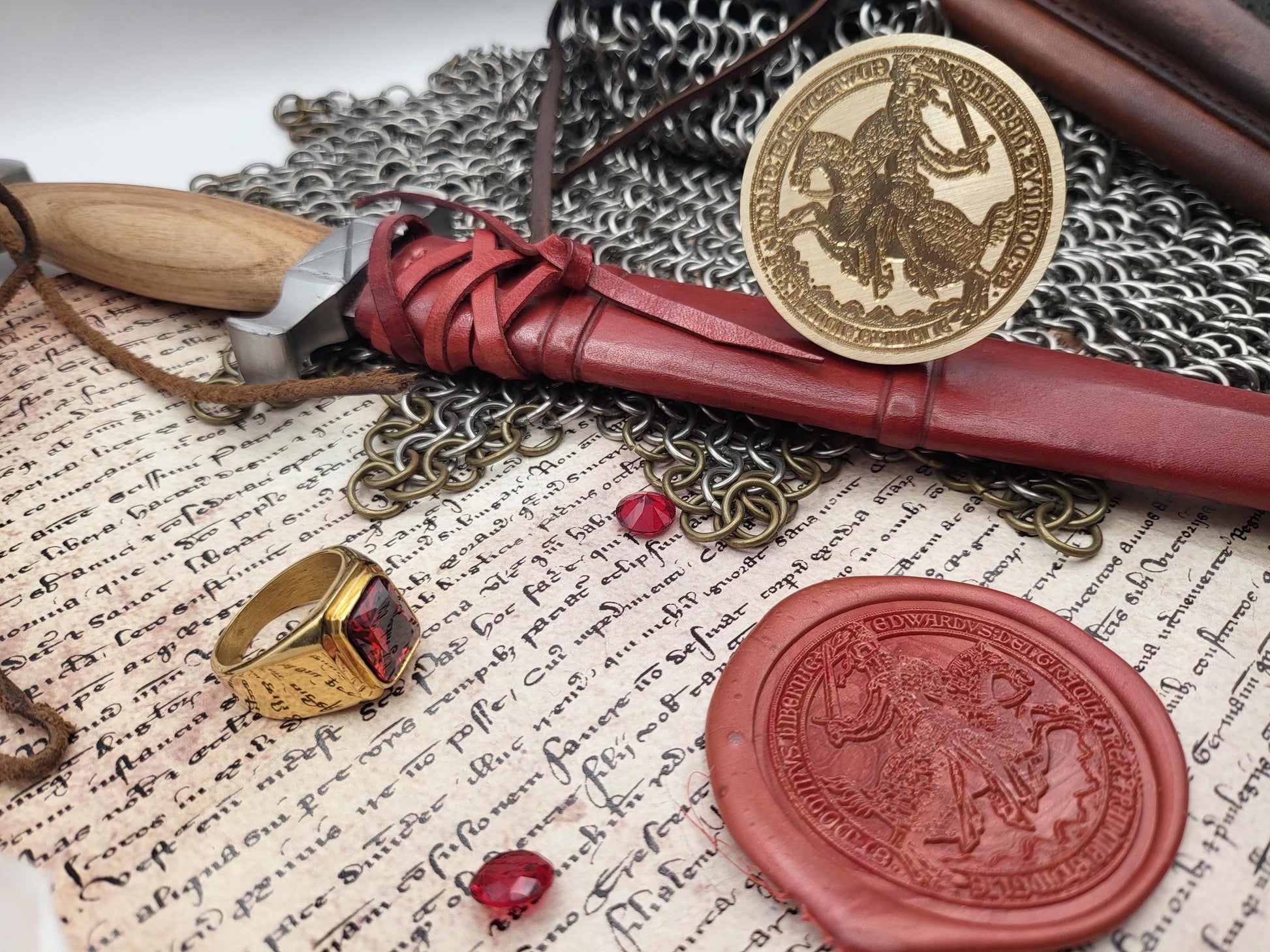 King Edward III of Windsor - 14th Century Historical Wax Seal