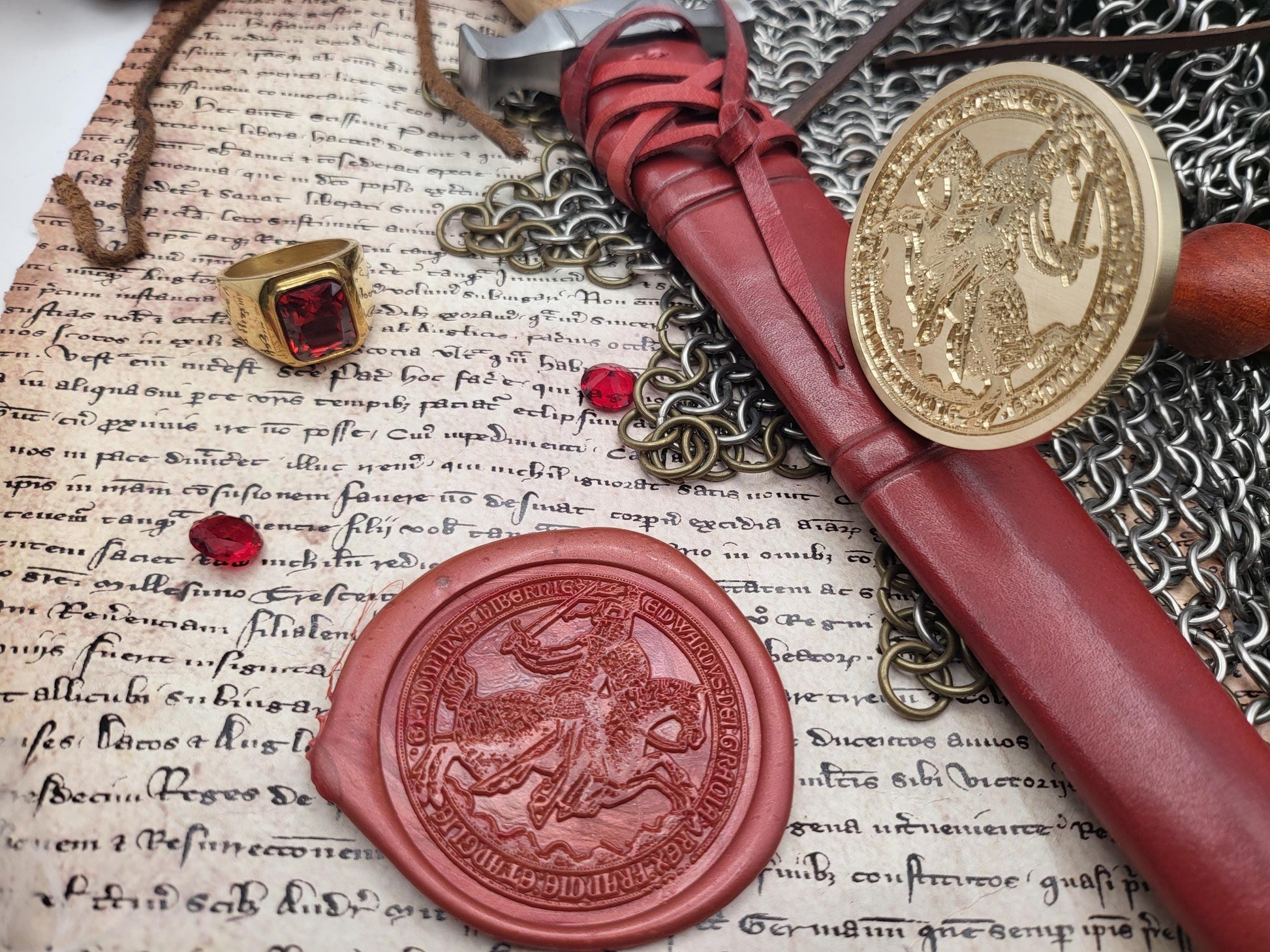 King Edward III of Windsor - 14th Century Historical Wax Seal