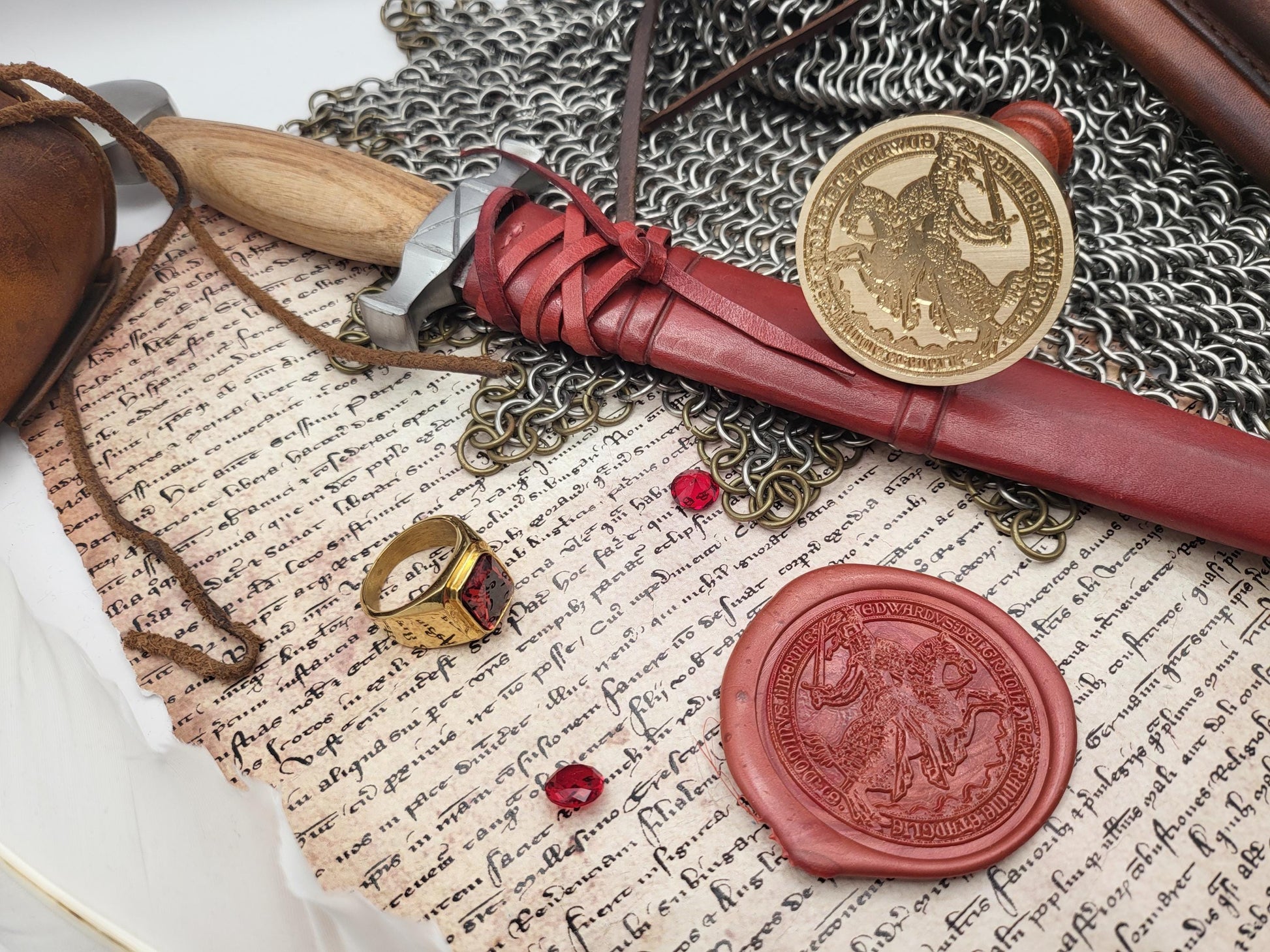 King Edward III of Windsor - 14th Century Historical Wax Seal