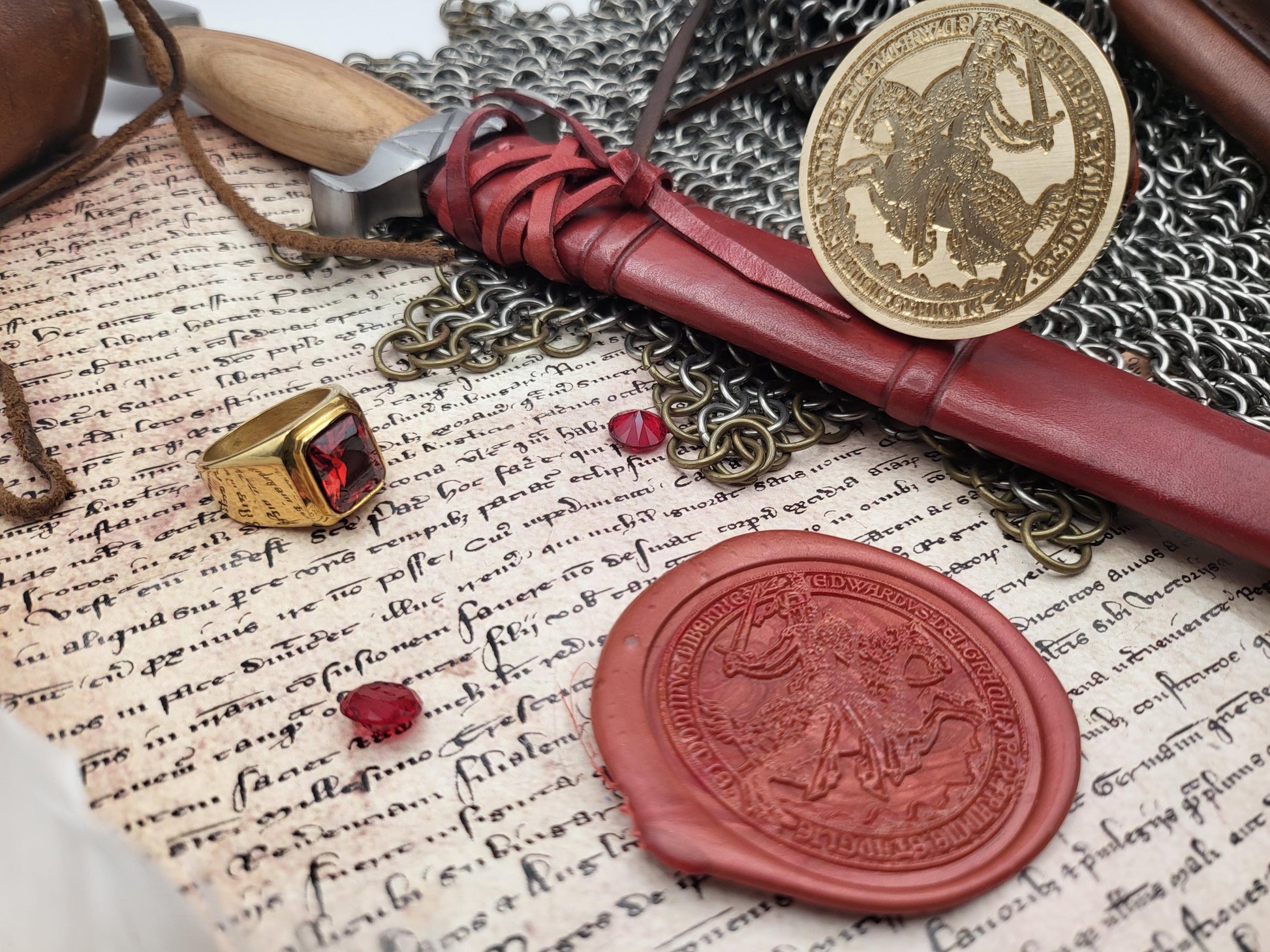 King Edward III of Windsor - 14th Century Historical Wax Seal