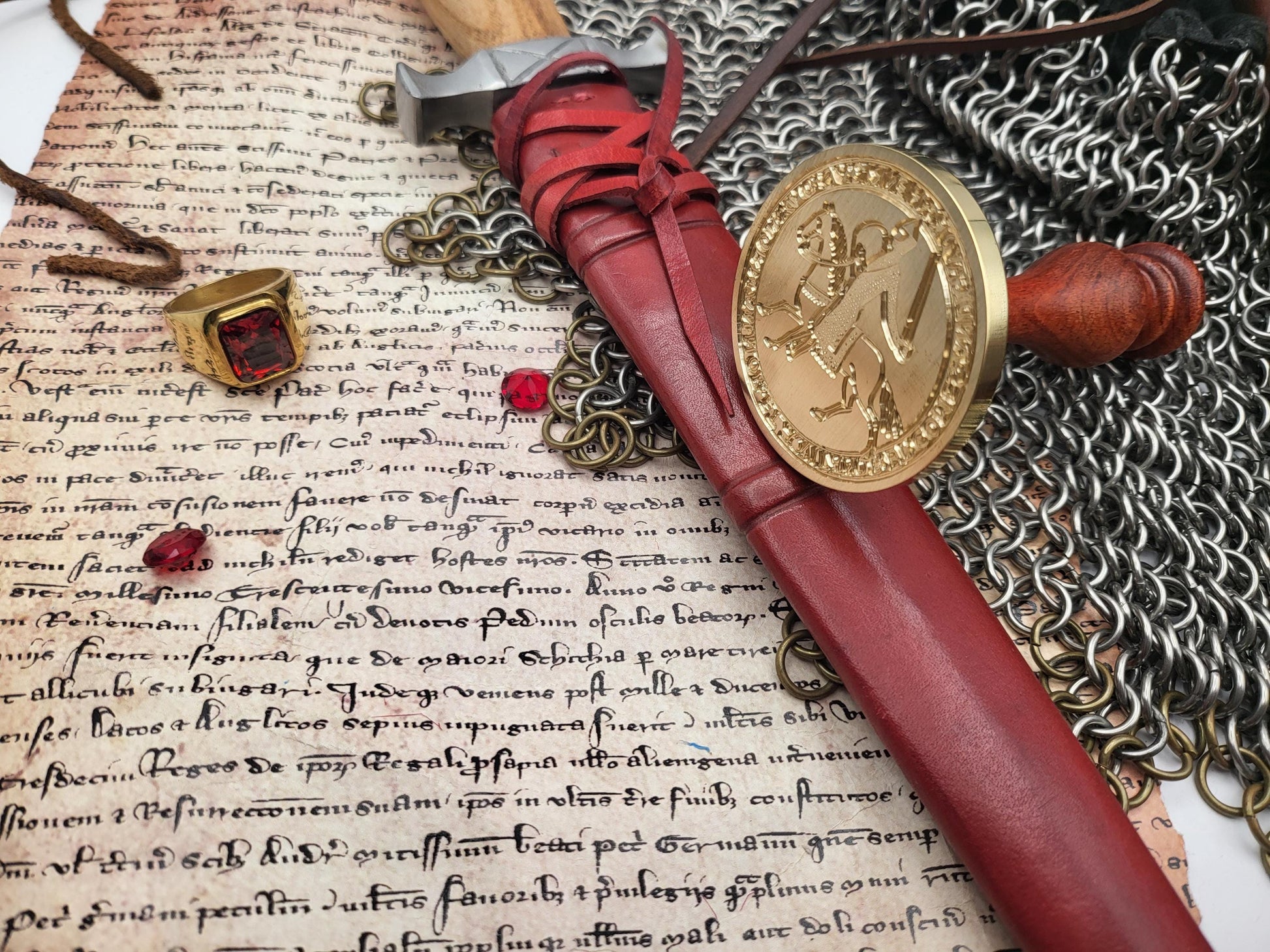 King Henry II "Curtmantle" of England - 12th Century Historical Equestrian Wax Seal