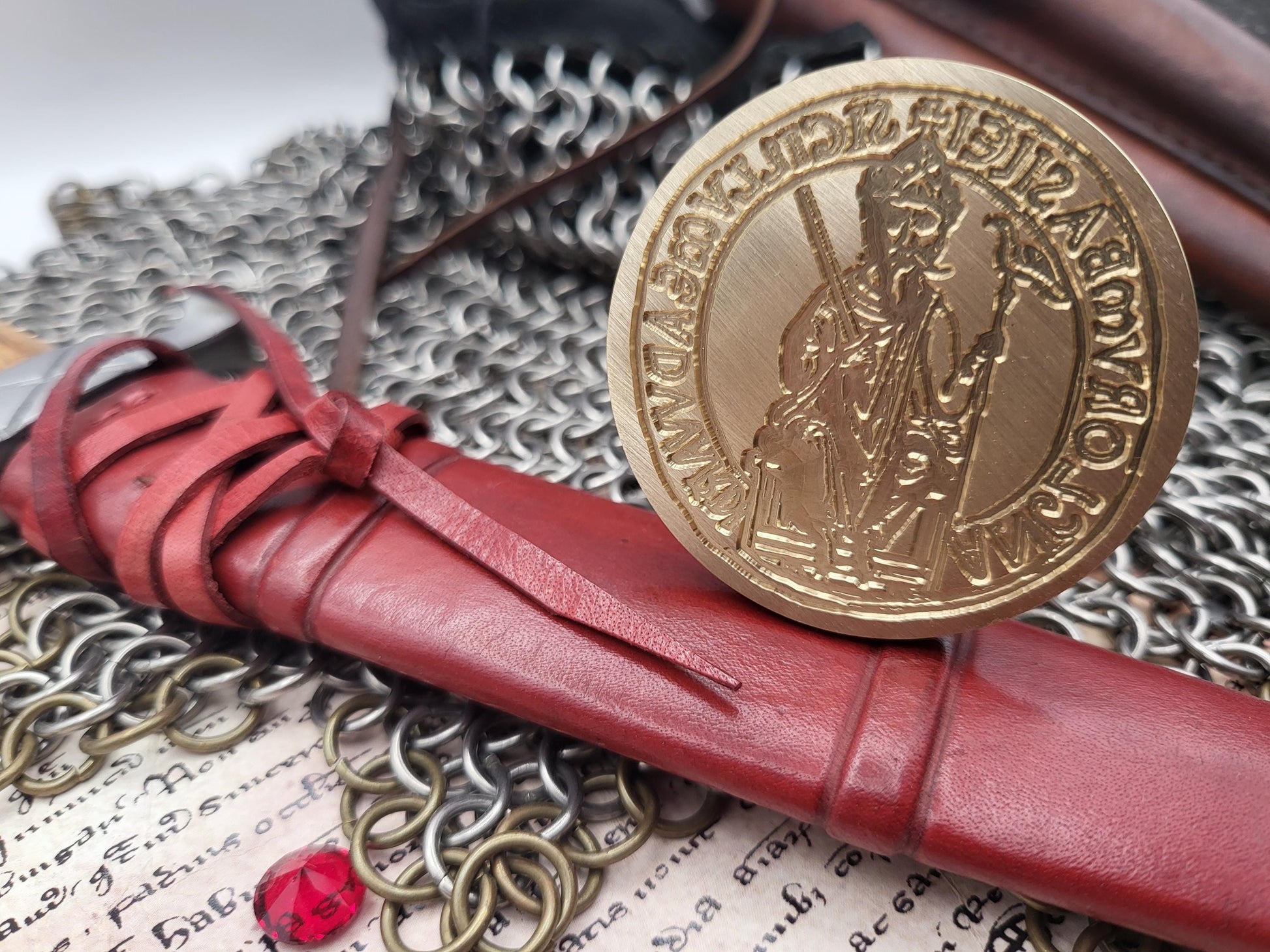 Saint Edward the Confessor, King of England - 11th Century Historical Wax Seal