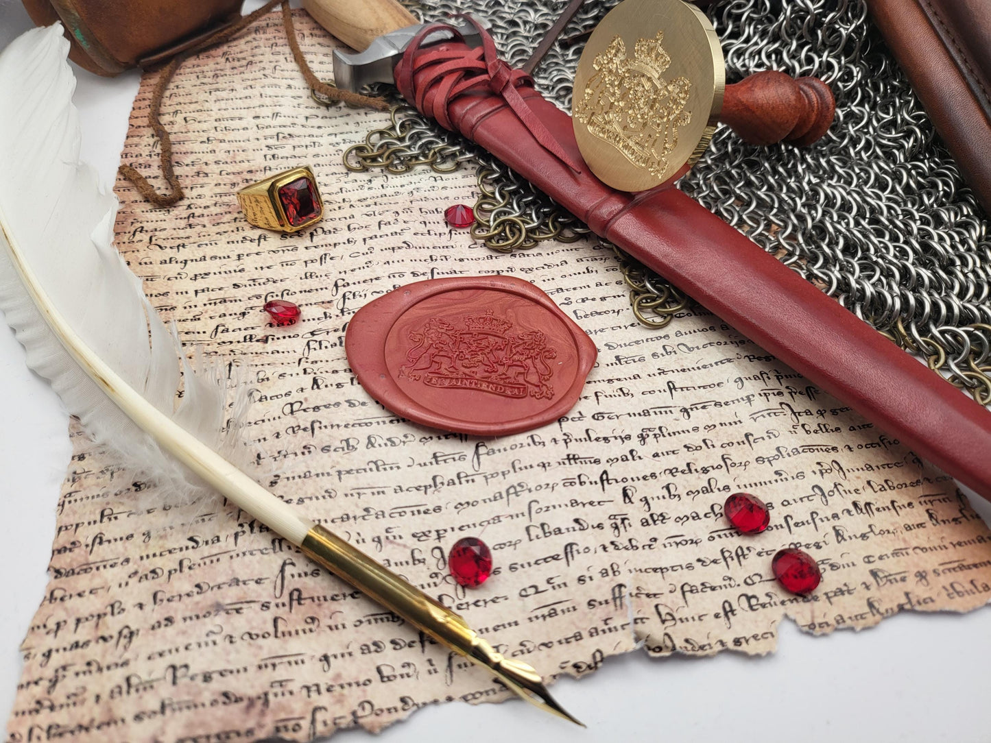 Kingdom of the Netherlands - Coat of Arms - Koninkrijk der Nederlanden - Contemporary Wax Seal Stamp