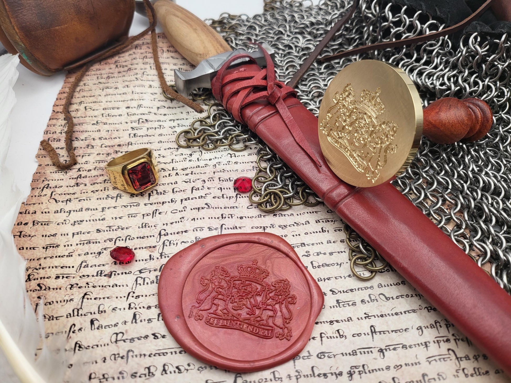Kingdom of the Netherlands - Coat of Arms - Koninkrijk der Nederlanden - Contemporary Wax Seal Stamp