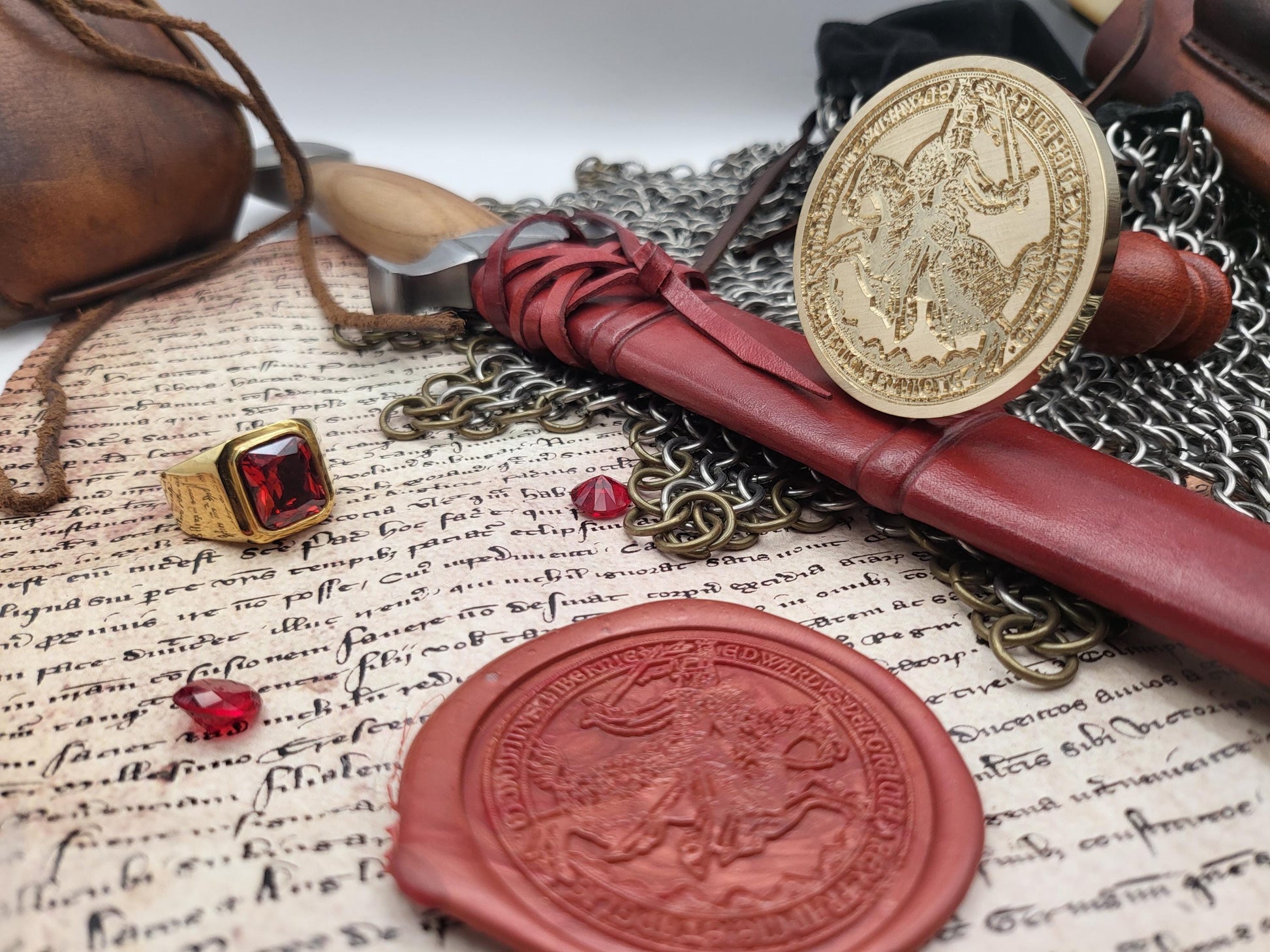King Edward III of Windsor - 14th Century Historical Wax Seal