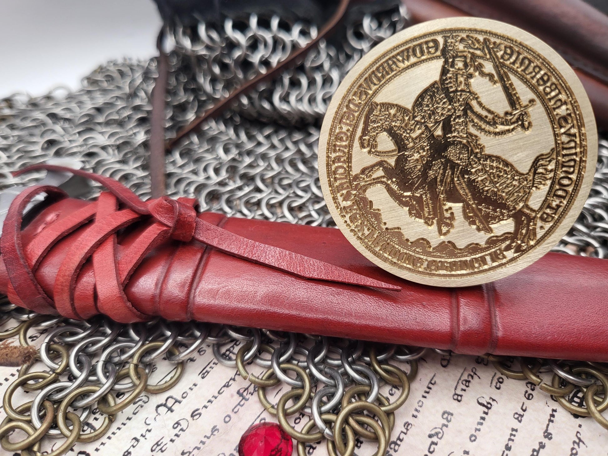 King Edward III of Windsor - 14th Century Historical Wax Seal