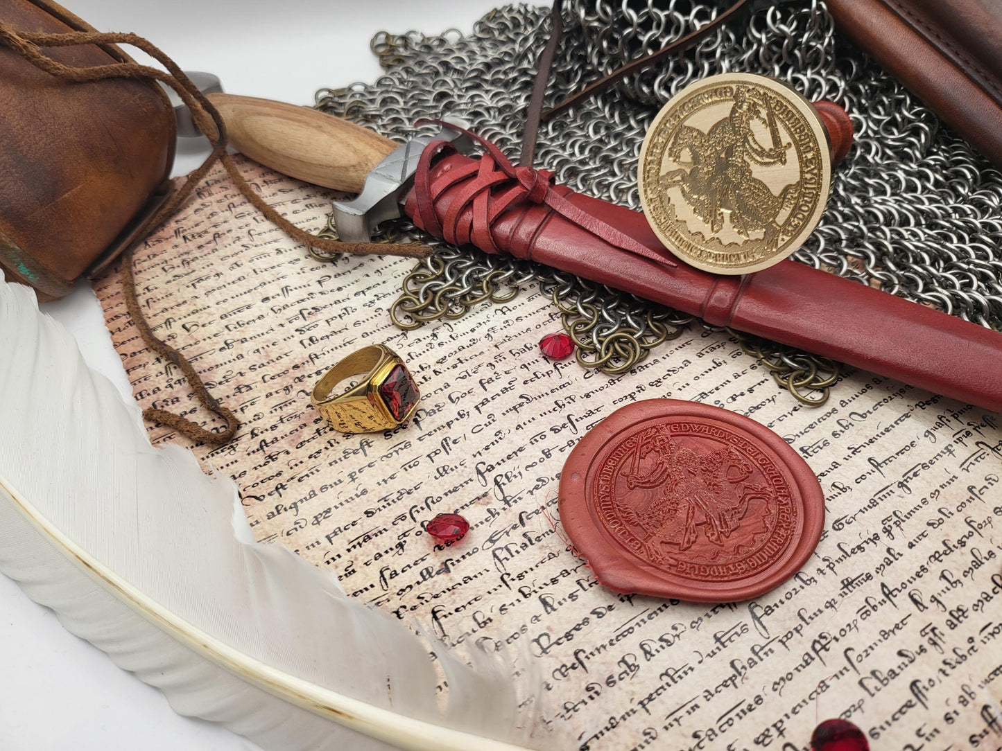 King Edward III of Windsor - 14th Century Historical Wax Seal