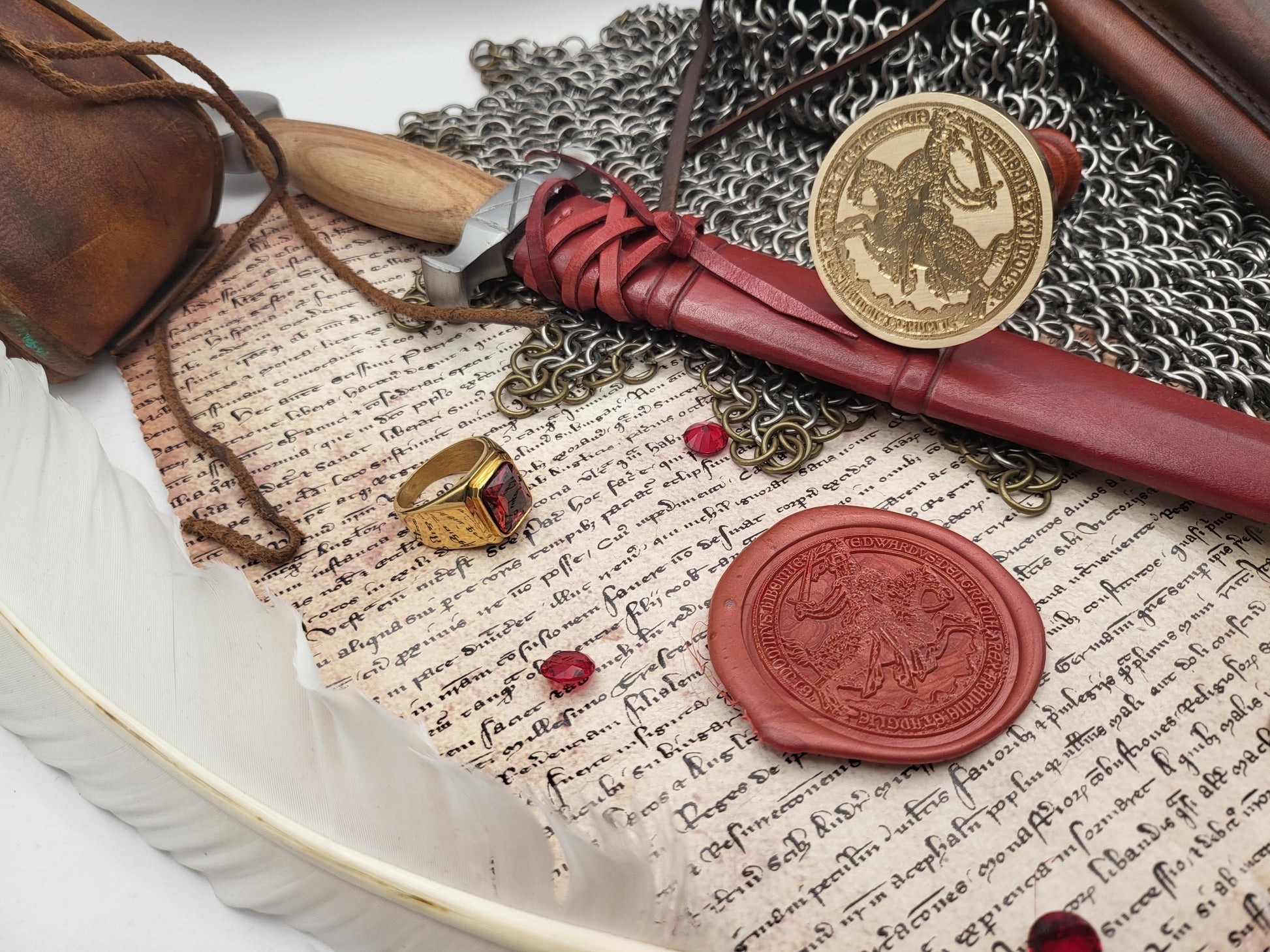 King Edward III of Windsor - 14th Century Historical Wax Seal