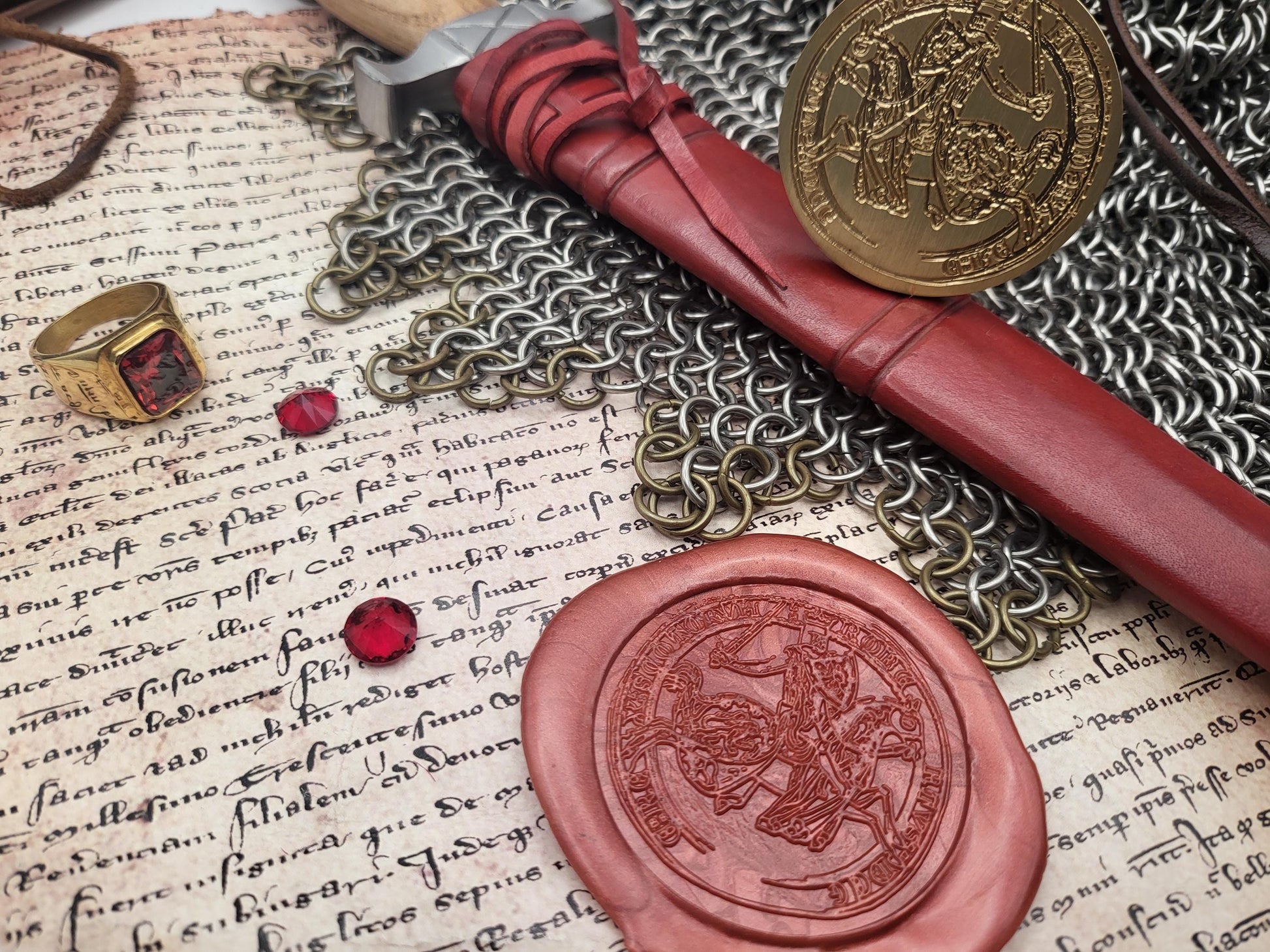 Robert the Bruce - Wax Seal Stamp – King of Scots and Champion of Scottish Independence - Great seal of the Realm