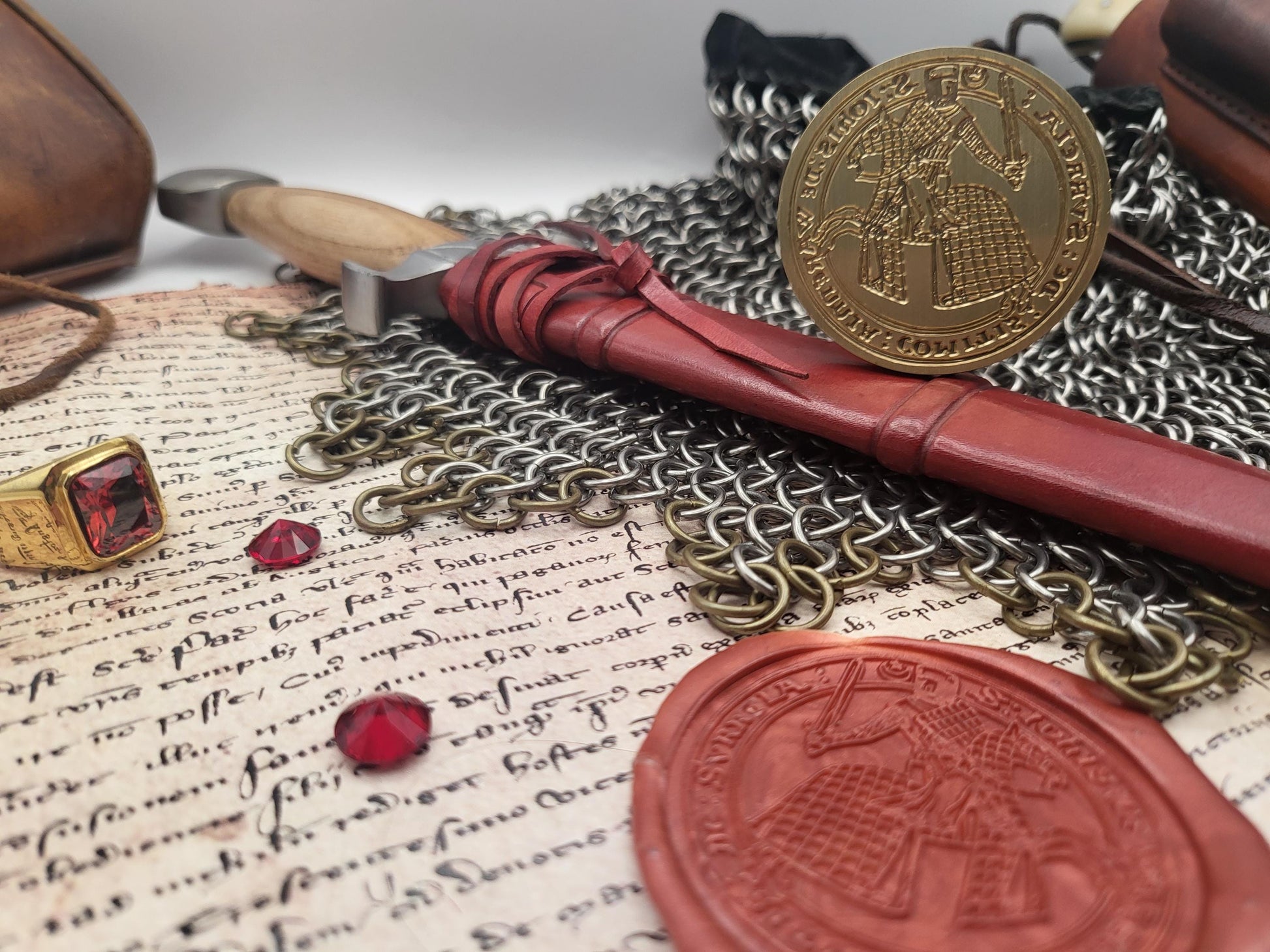 John de Warenne, 6th Earl of Surrey - 13th Century Wax Seal Stamp – The 2nd Barons War and "Warden of the kingdom and land of Scotland"