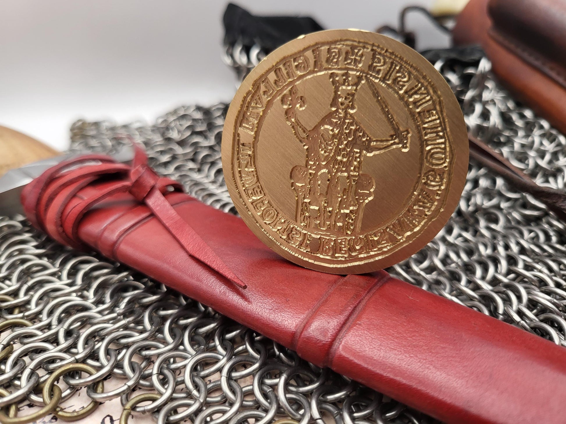 Alphonse II of Aragon, Wax Seal Stamp - The Poet-King of Aragon and Provence - Great seal of the Realm