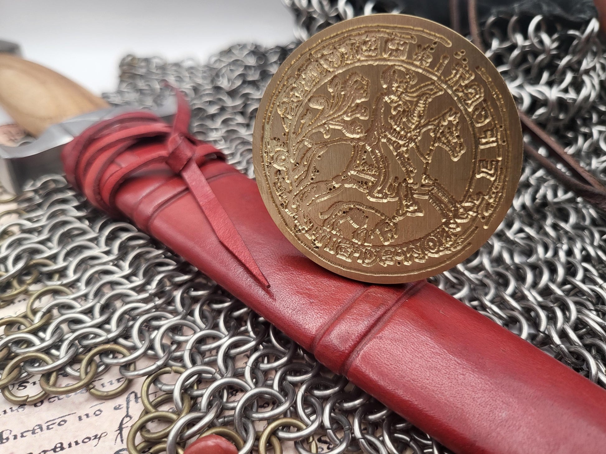 Simon de Montfort V, 6th Earl of Leicester - 13th Century Wax Seal Stamp – The 2nd Barons War and