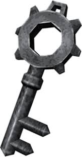 Small Key - Lifesize Metal Replica - The Legend Of Zelda: Twilight Princess