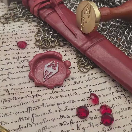 The Elder Scrolls V: Skyrim - Seal of Akatosh - Wax Seal Stamp