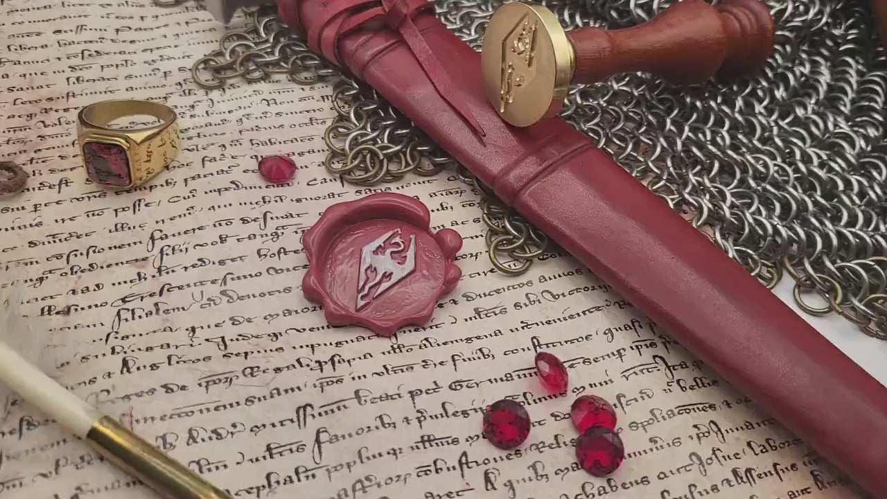 The Elder Scrolls V: Skyrim - Seal of Akatosh - Wax Seal Stamp