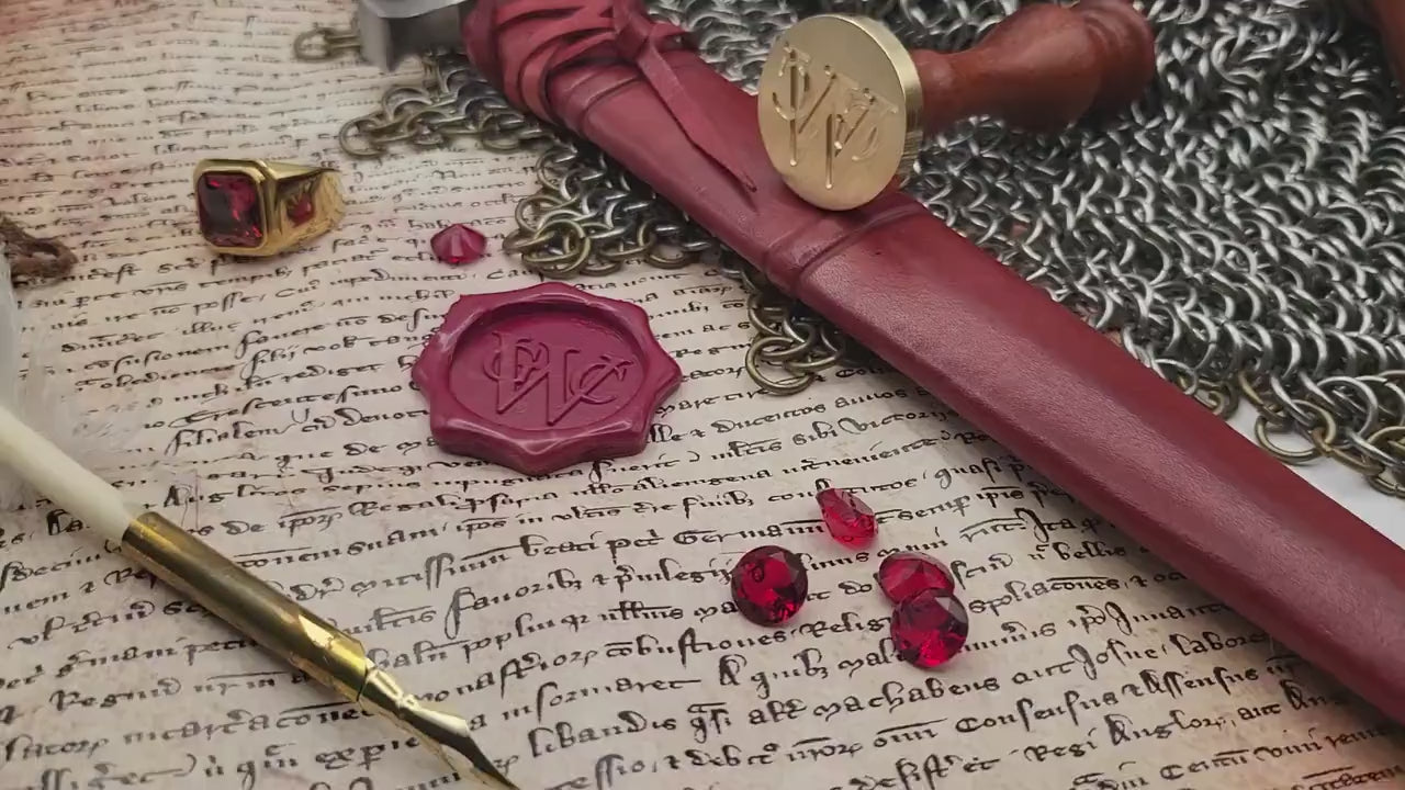 Dutch West India Company - Geoctroyeerde Westindische Compagnie - WIC - Historical Wax Seal from the 17th Century
