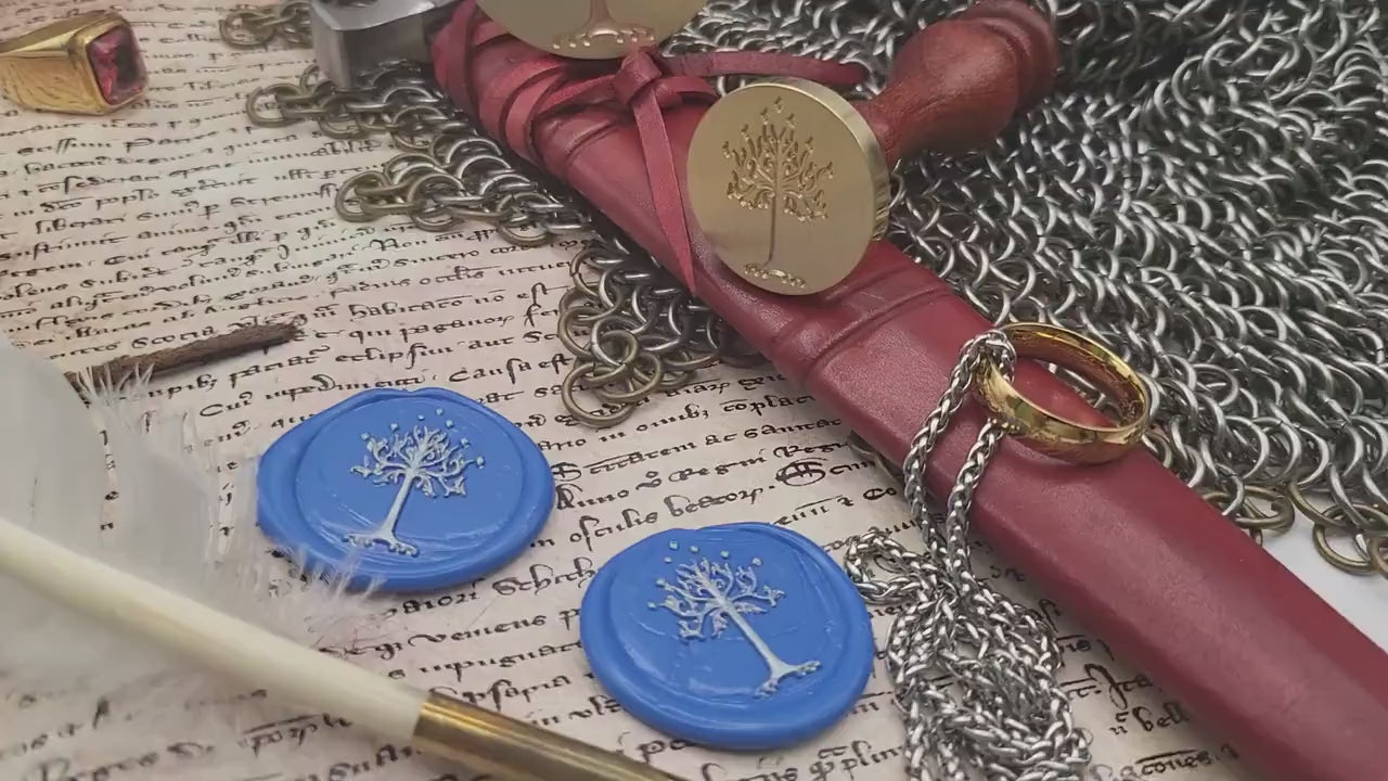 The Lord of the Rings - The White Tree of Gondor - Royal Wax Wedding Seal