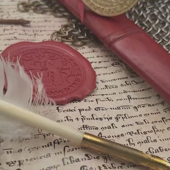Richard the First "The Lionheart" of England - 12th Century Historical Wax Seal of the Realm