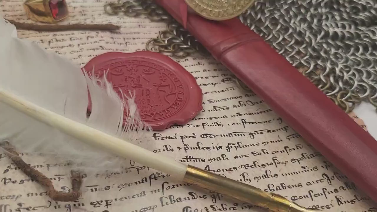 Richard the First "The Lionheart" of England - 12th Century Historical Wax Seal of the Realm