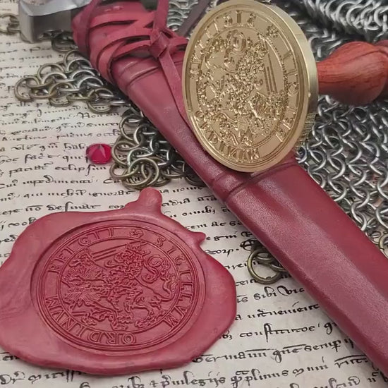 Seal of the Dutch Republic (1579) - Staten-Generaal van de zeven verenigde Nederlanden - Wax Seal Stamp - 16th Century Historical Wax Seal