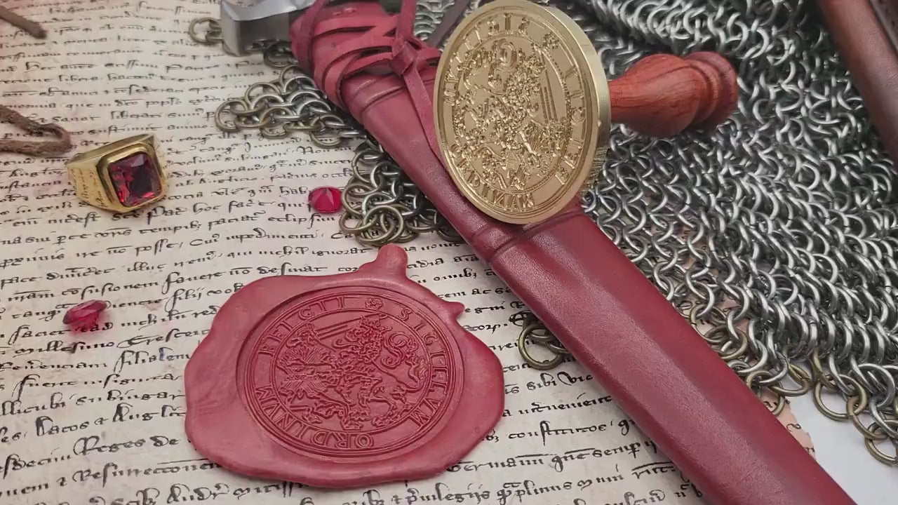 Seal of the Dutch Republic (1579) - Staten-Generaal van de zeven verenigde Nederlanden - Wax Seal Stamp - 16th Century Historical Wax Seal