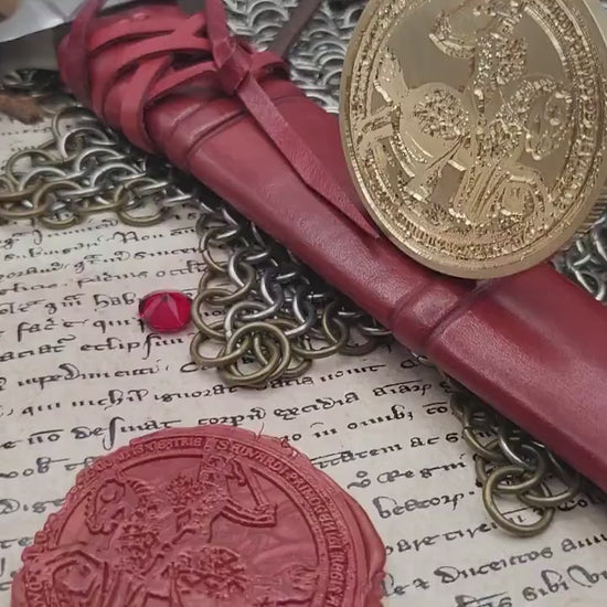 The Black Prince - Edward of Woodstock, Prince of Wales - 14th Century Historical Wax Seal