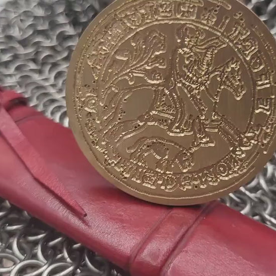 Simon de Montfort V, 6th Earl of Leicester - 13th Century Wax Seal Stamp –  The 2nd Barons War and