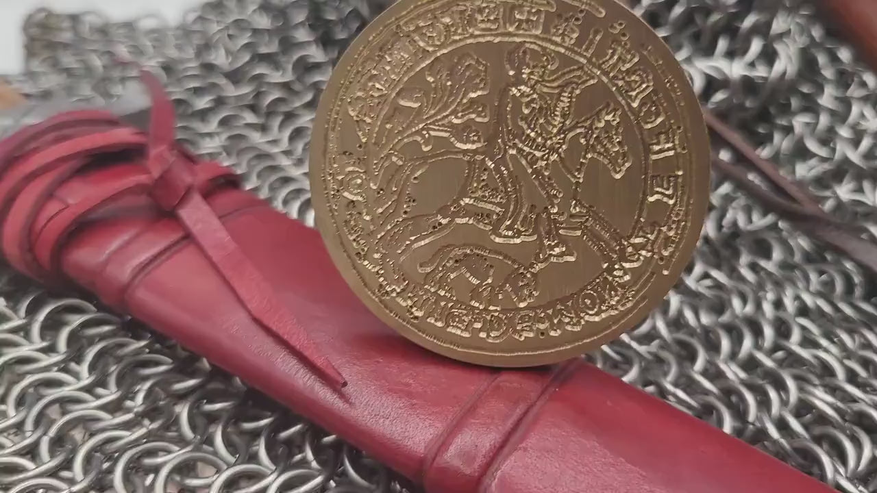 Simon de Montfort V, 6th Earl of Leicester - 13th Century Wax Seal Stamp –  The 2nd Barons War and