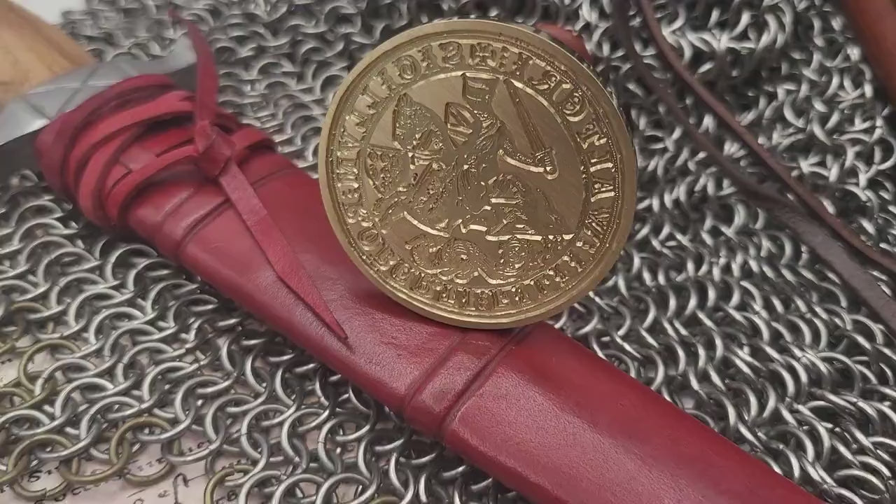 Robert Fitzwalter - 12th Century Wax Seal Stamp – Magna Carta Baron and “Marshal of the Army of God and Holy Church”