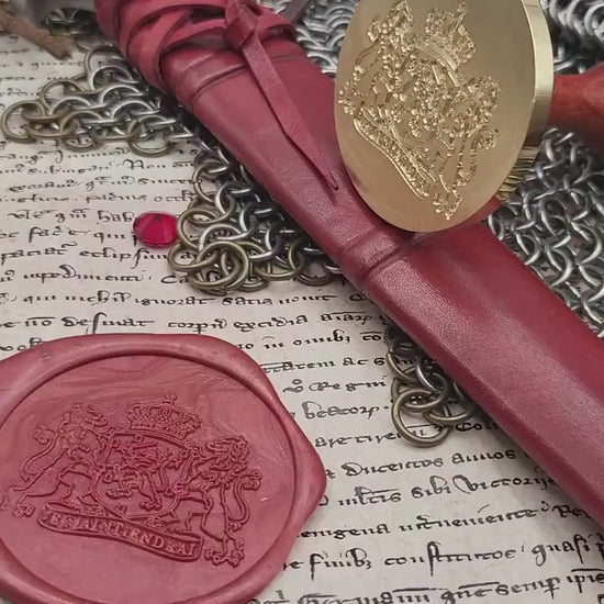 Kingdom of the Netherlands - Coat of Arms - Koninkrijk der Nederlanden - Contemporary Wax Seal Stamp