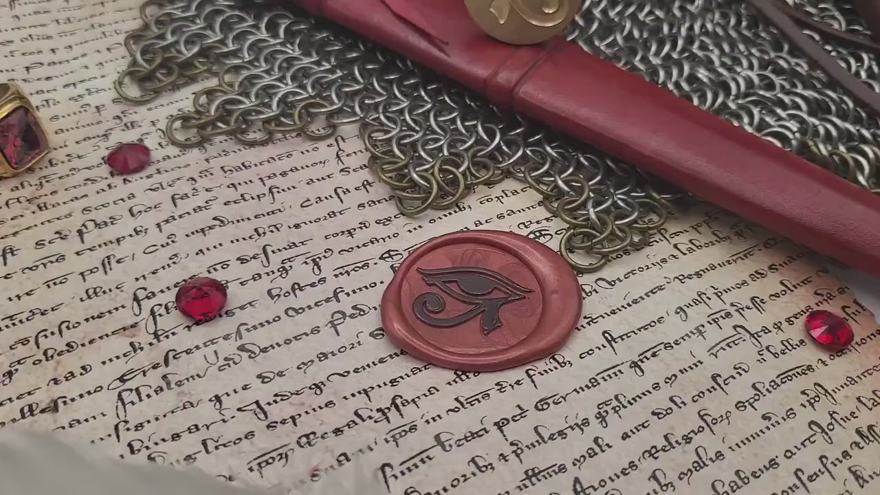 Eye of Horus - Wax Seal Stamp – Ancient Egyptian Symbol of Protection, Power and Health